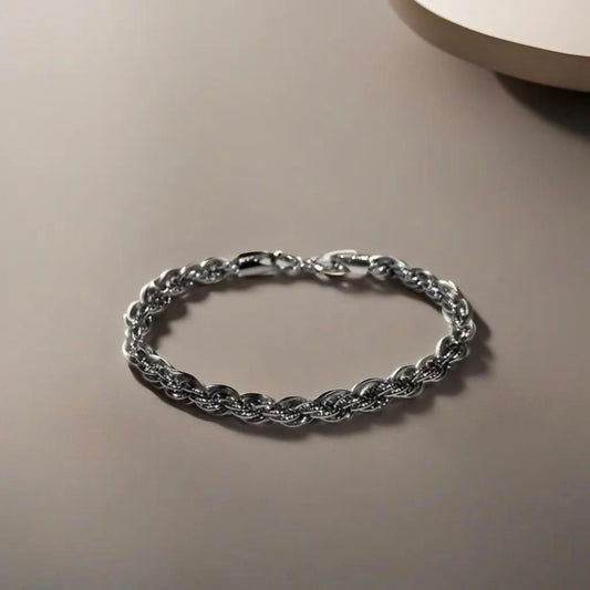 Silver Swirl Bracelet
